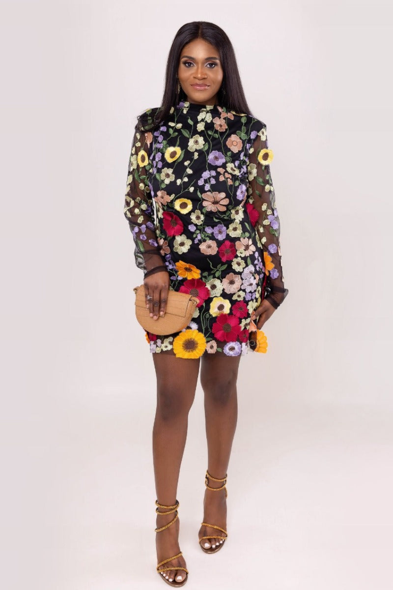 Petal Pop dimensional flower dress