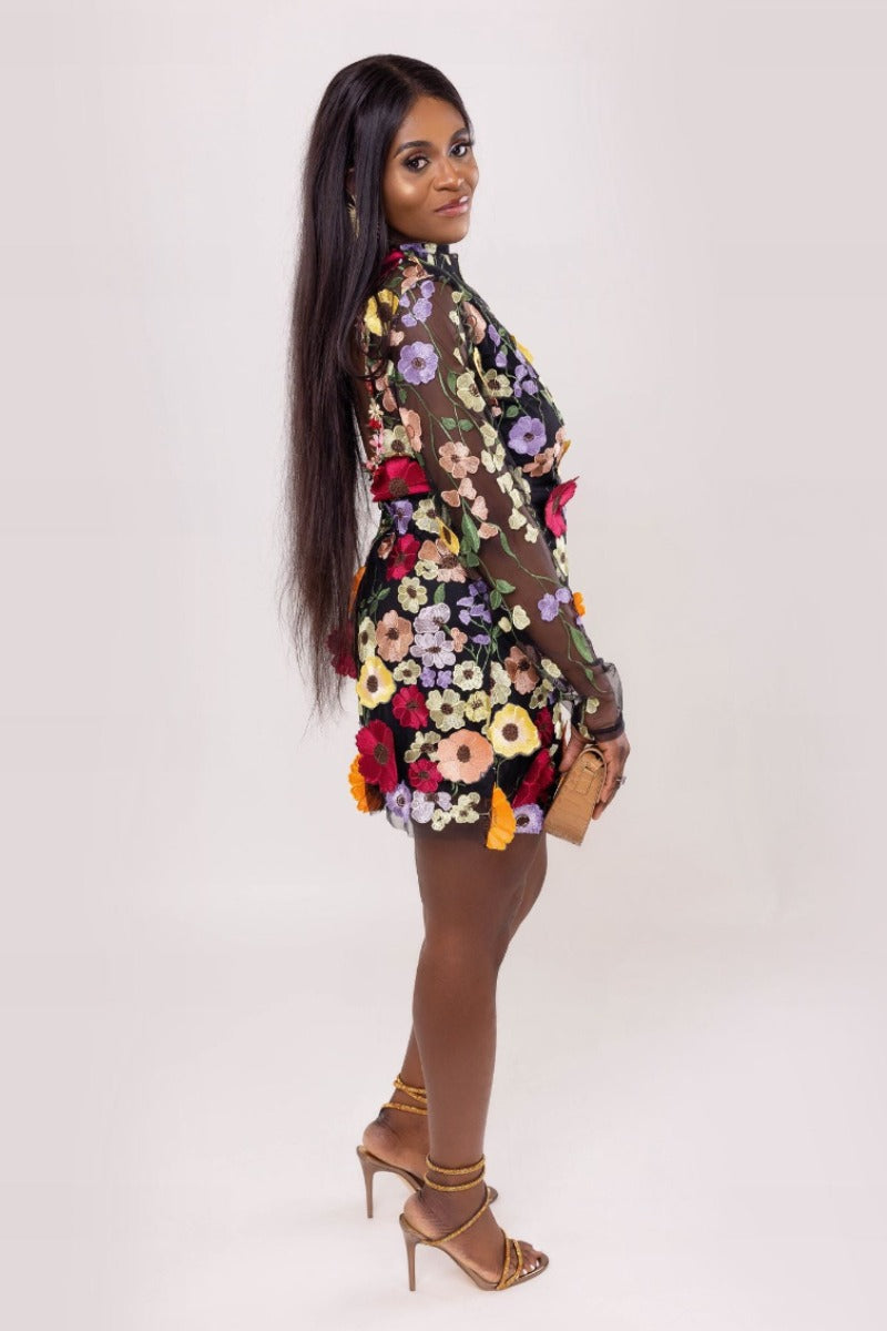 Petal Pop dimensional flower dress